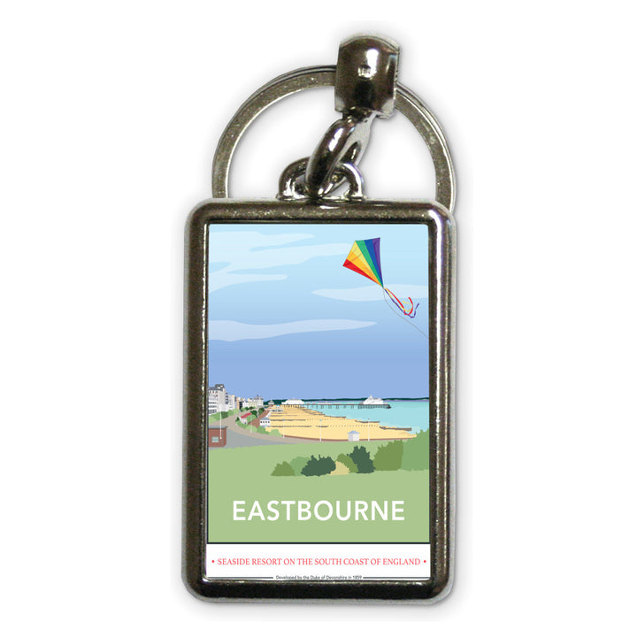 Eastbourne, Sussex Metal Keyring