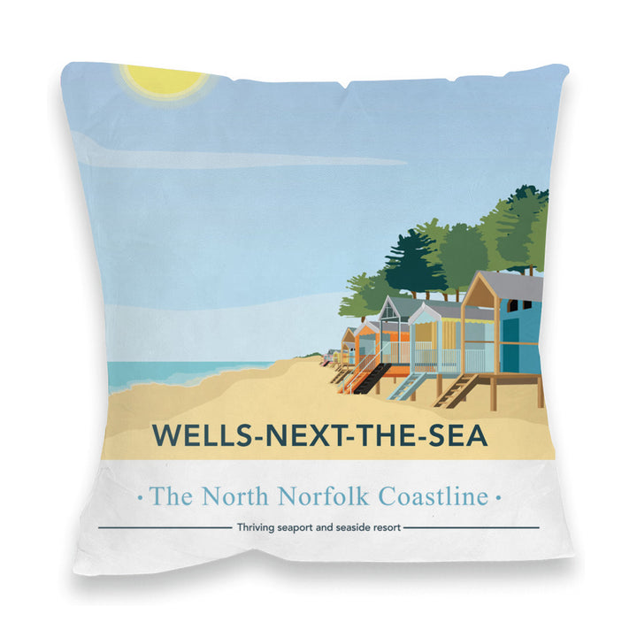 Wells-Next-The Sea, Norfolk Fibre Filled Cushion