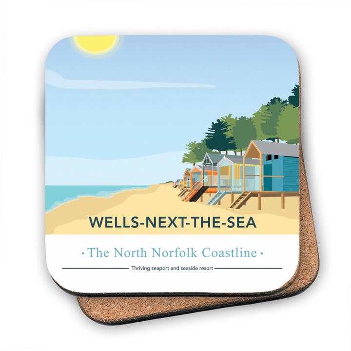 Wells-Next-The Sea, Norfolk MDF Coaster