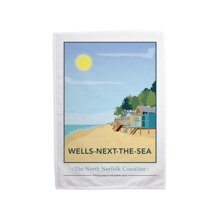 Wells-Next-The Sea, Norfolk Tea Towel