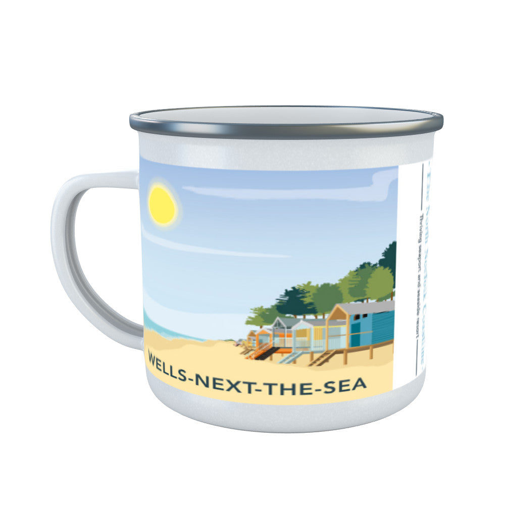 Wells-Next-The Sea, Norfolk Enamel Mug