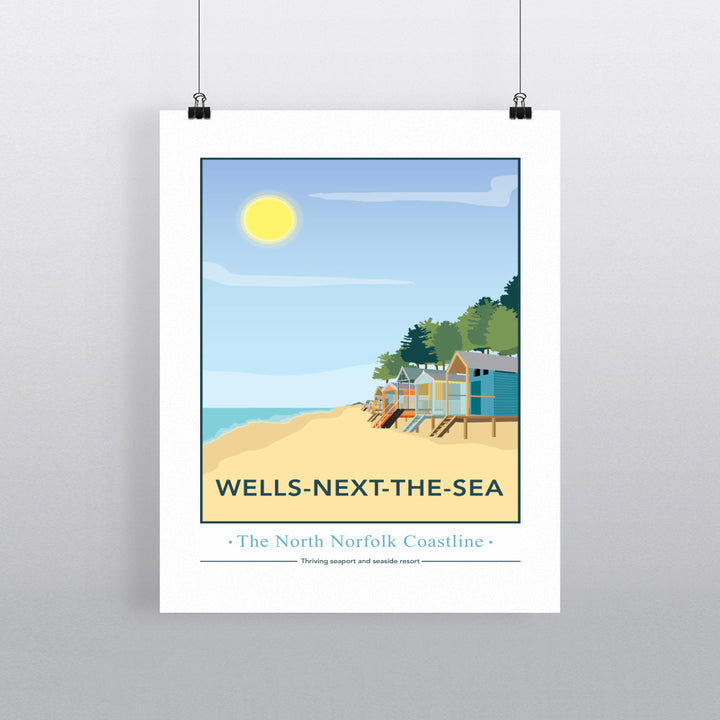 Wells-Next-The Sea, Norfolk 90x120cm Fine Art Print