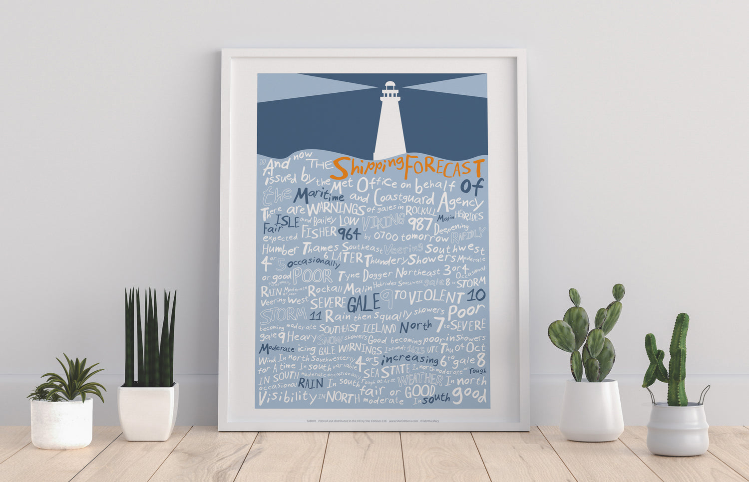 The Shipping Forecast, - Art Print