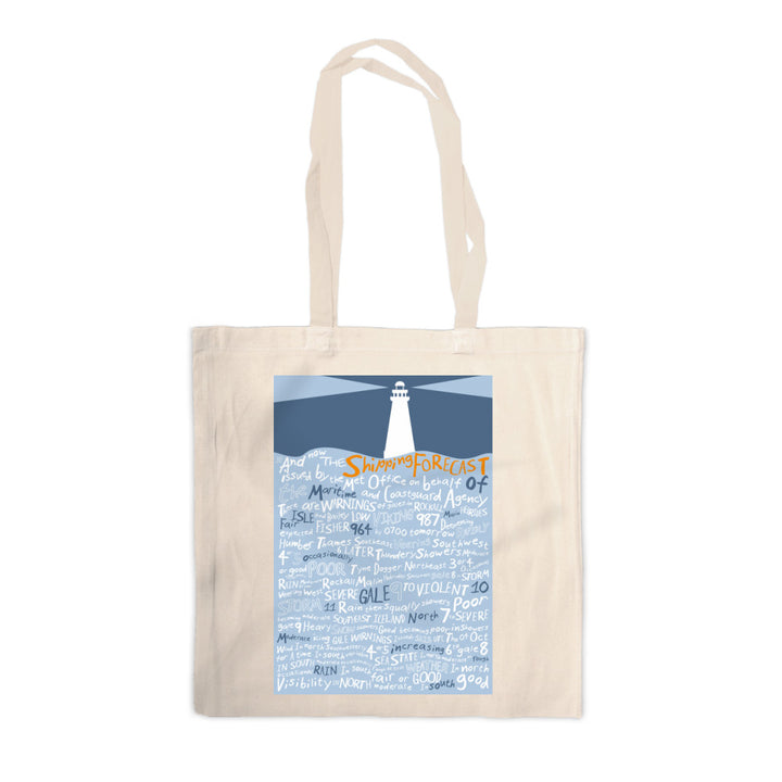 The Shipping Forecast, Canvas Tote Bag