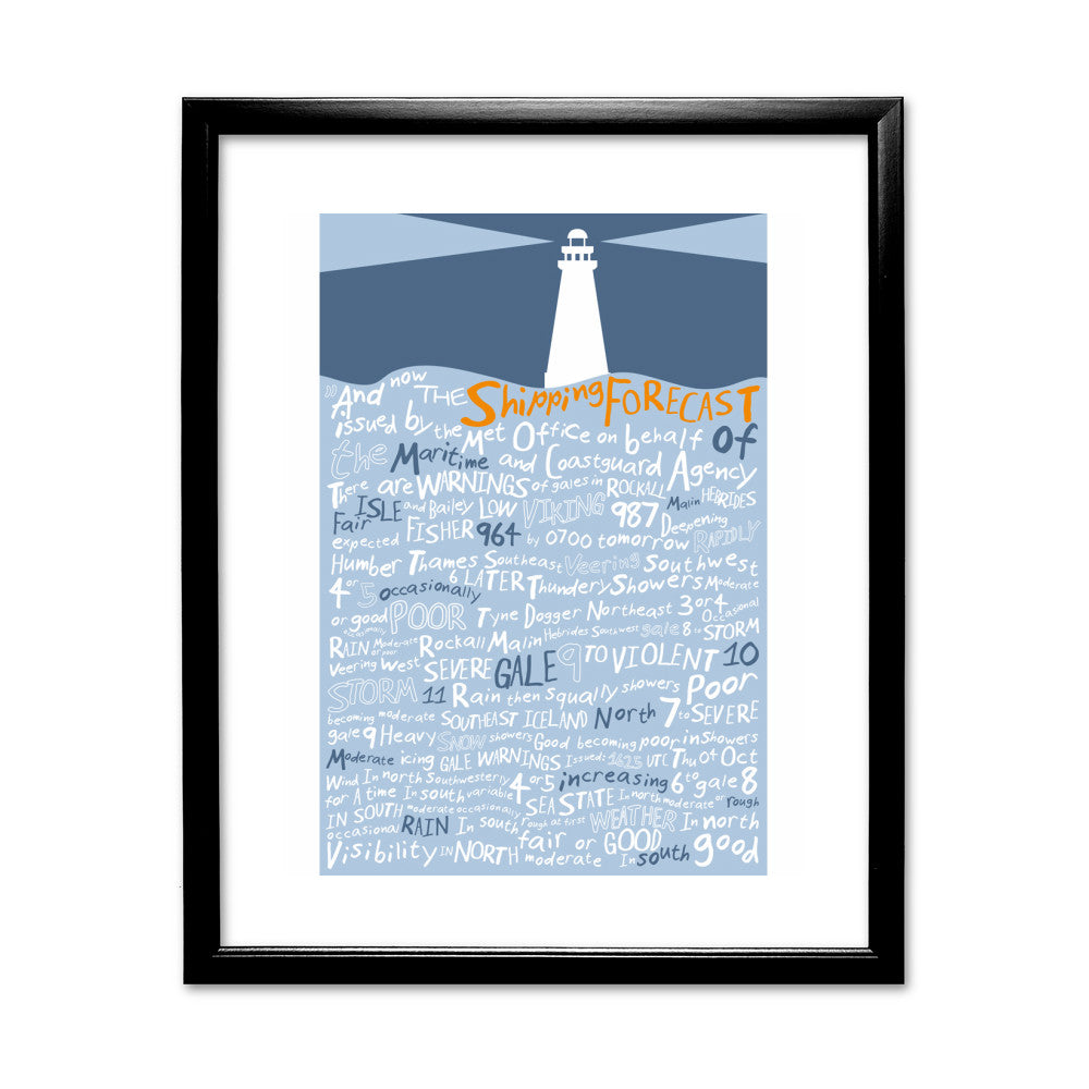 The Shipping Forecast, - Art Print