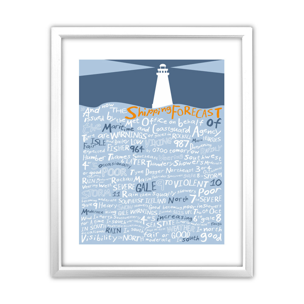 The Shipping Forecast, - Art Print