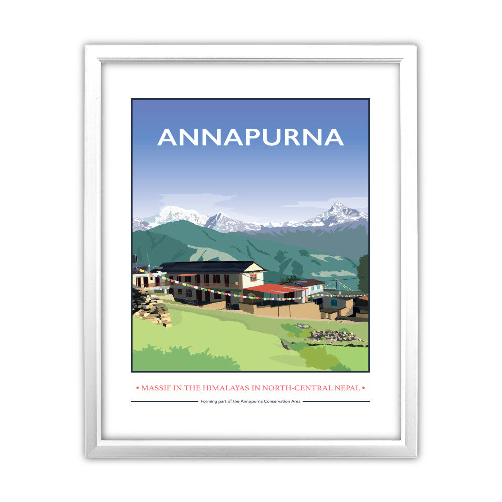 Annapurna, The Himalayas - Art Print