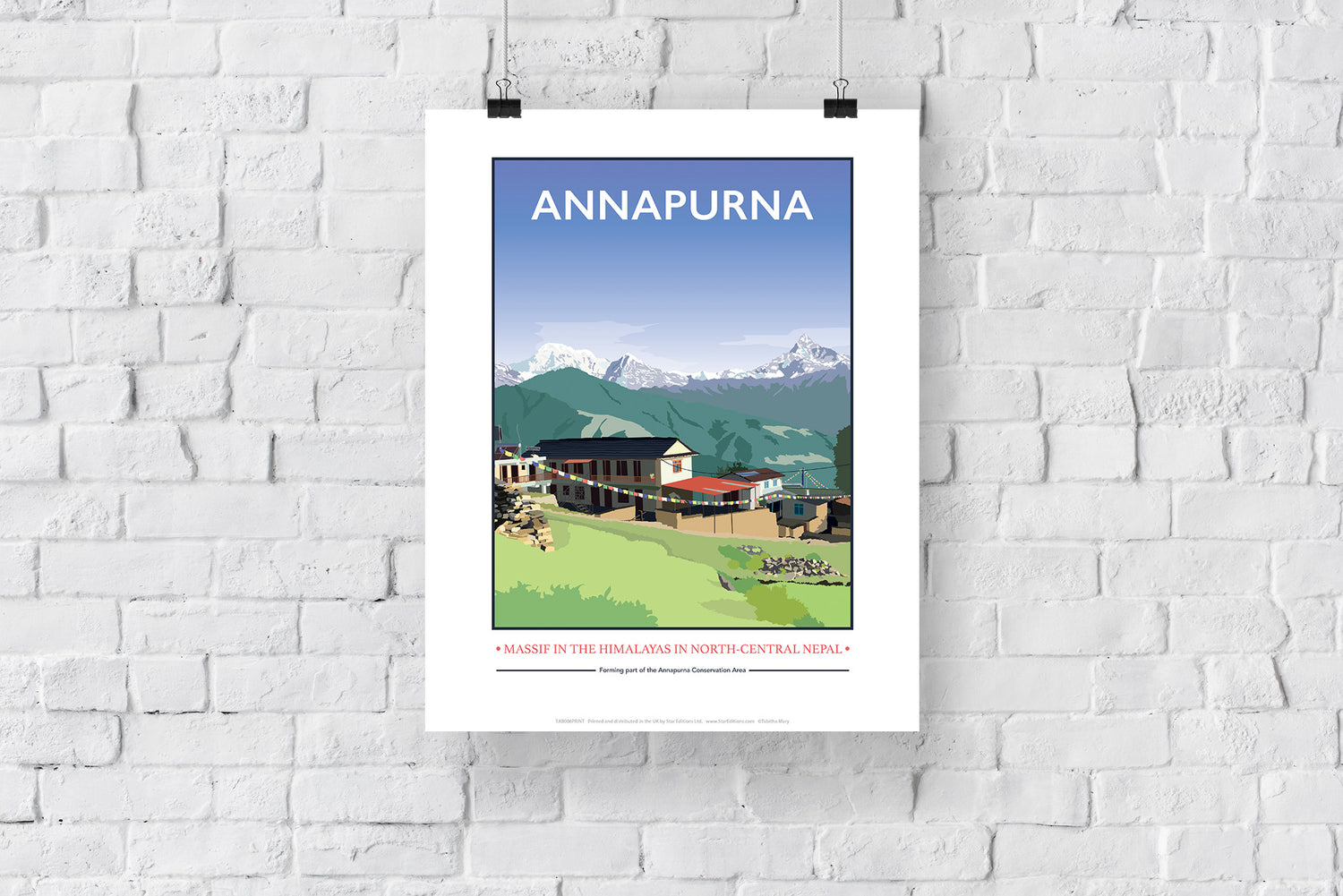Annapurna, The Himalayas - Art Print