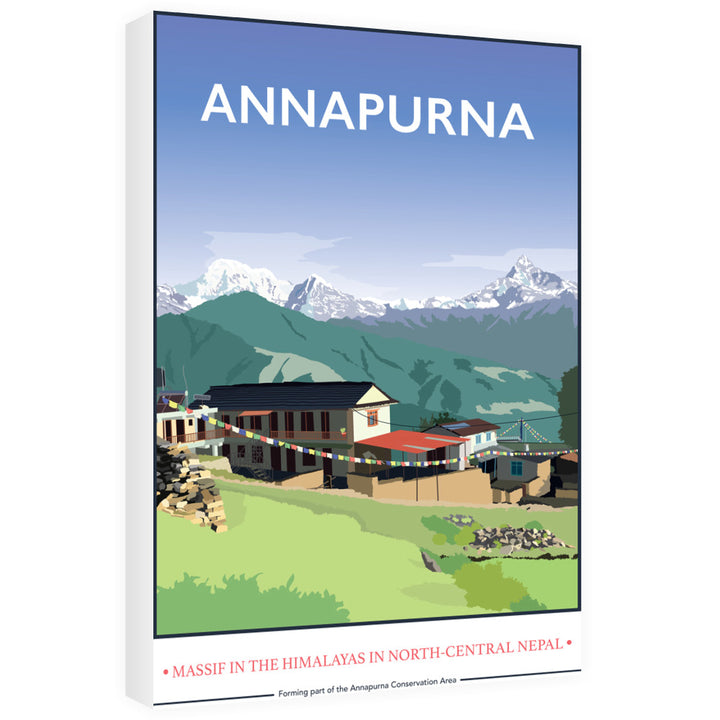 Annapurna, The Himalayas 60cm x 80cm Canvas