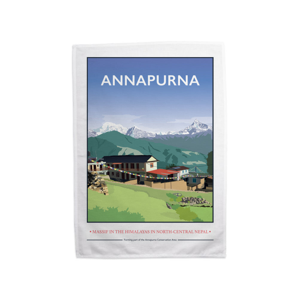 Annapurna, The Himalayas Tea Towel