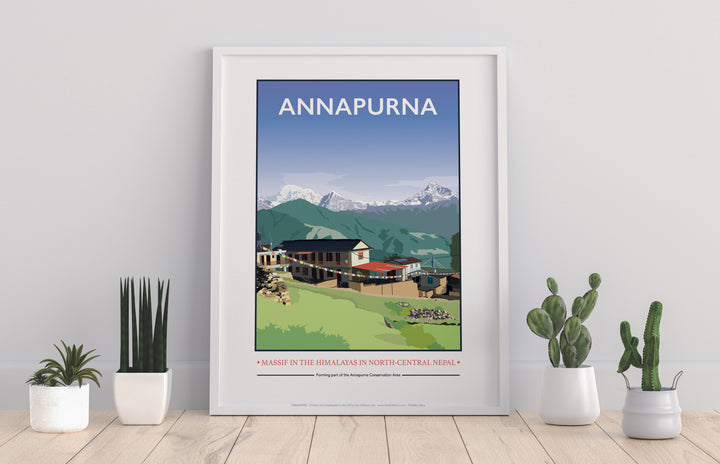 Annapurna, The Himalayas - Art Print