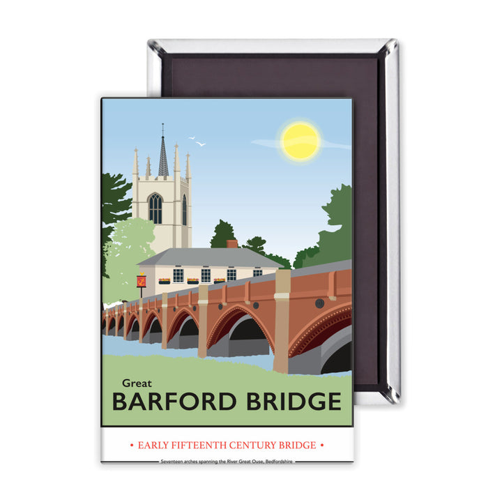 Great Barford Bridge, Bedfordshire Magnet
