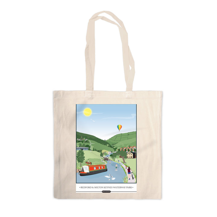 Bedford and Milton Keynes Waterway Park, Canvas Tote Bag