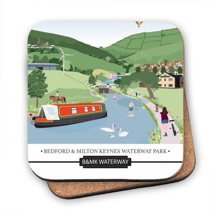 Bedford and Milton Keynes Waterway Park, MDF Coaster