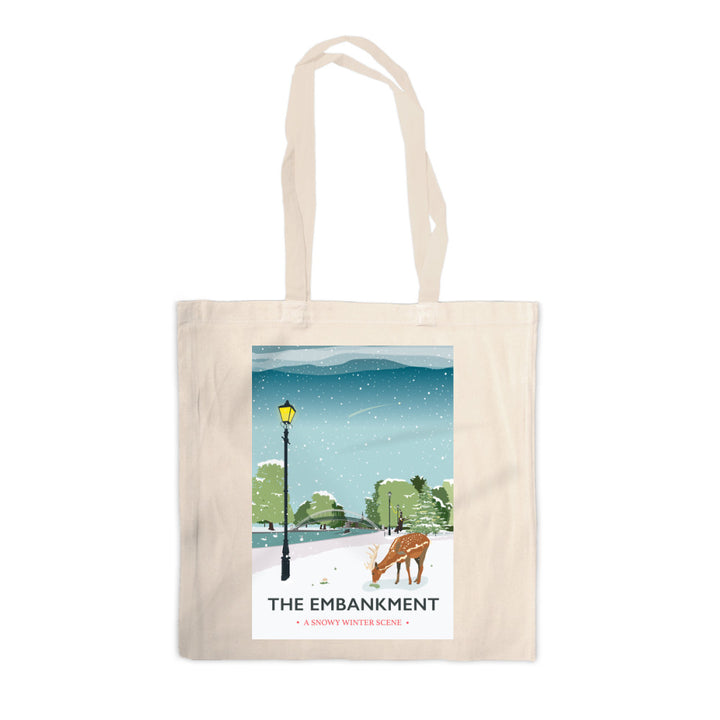 The Embankment, Bedford Canvas Tote Bag