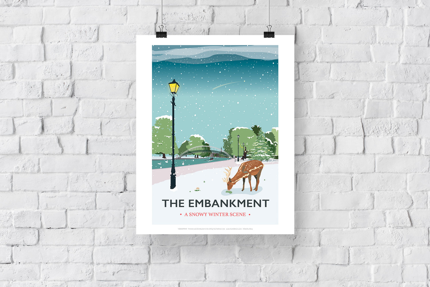 The Embankment, Bedford - Art Print