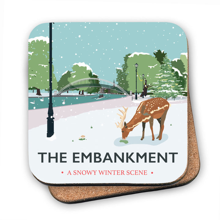 The Embankment, Bedford MDF Coaster