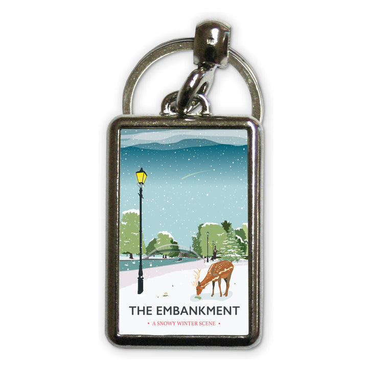 The Embankment, Bedford Metal Keyring