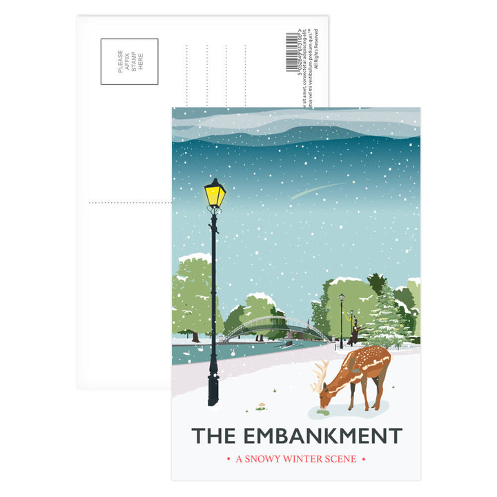 The Embankment, Bedford Postcard Pack