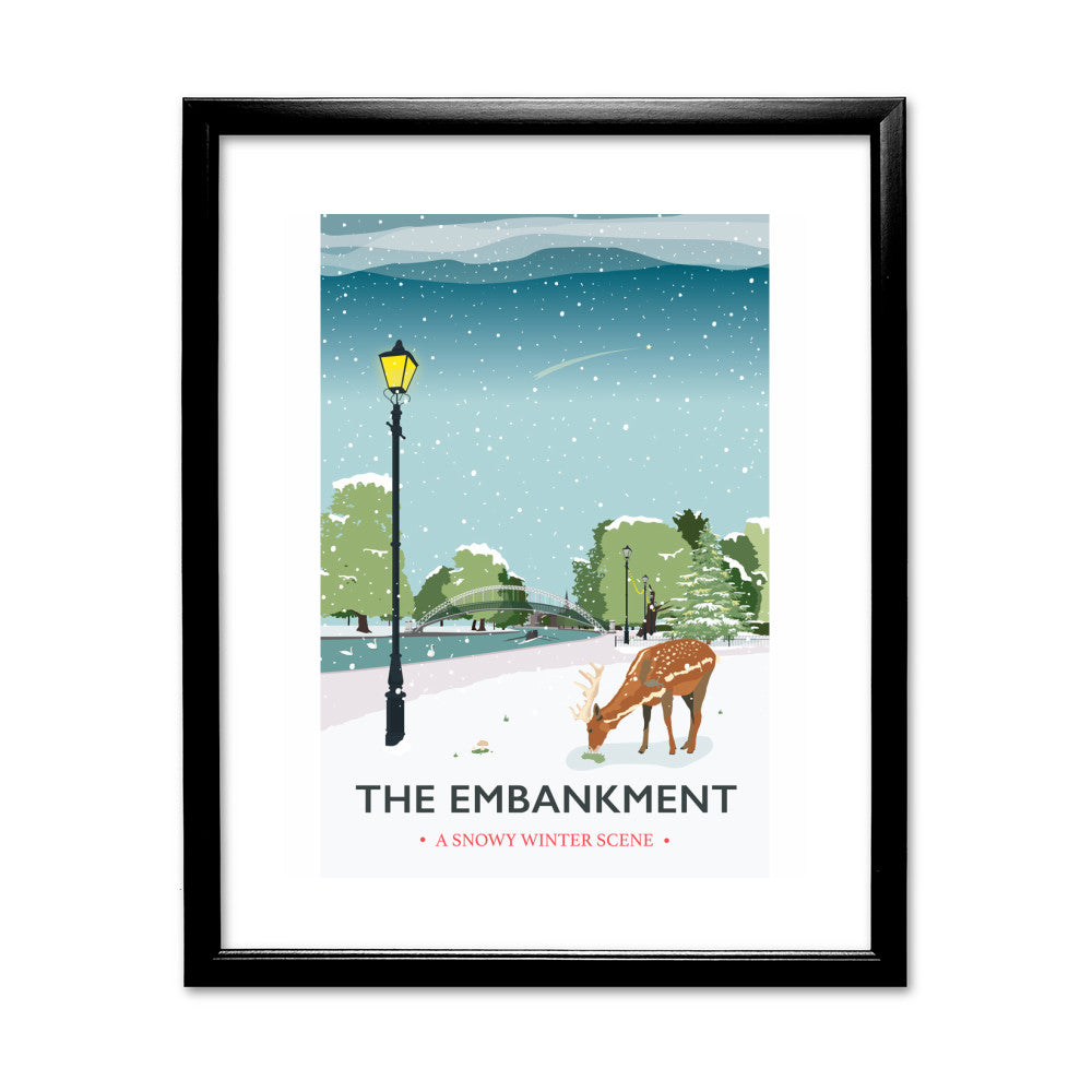 The Embankment, Bedford - Art Print