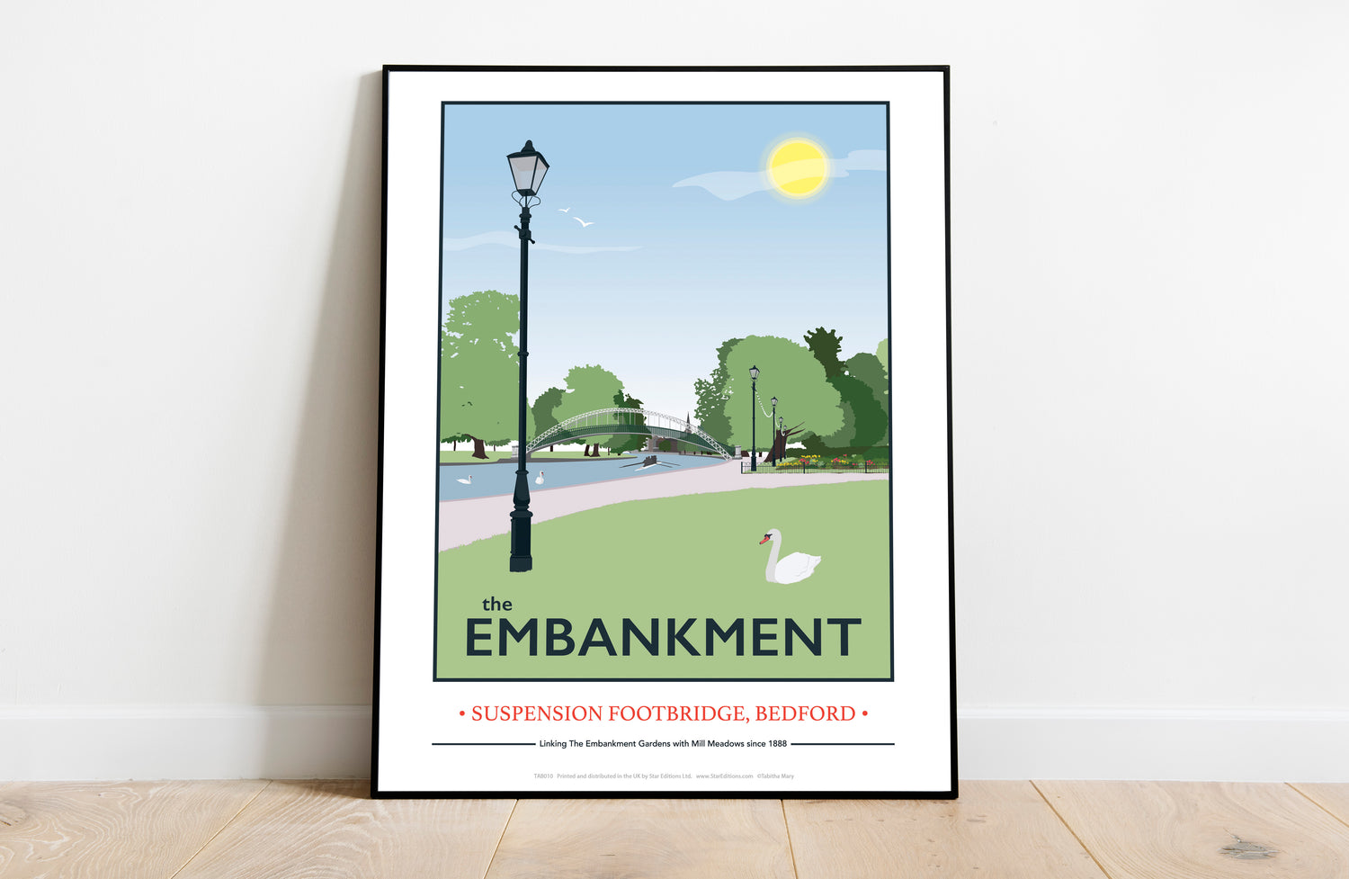 The Embankment, Bedford - Art Print