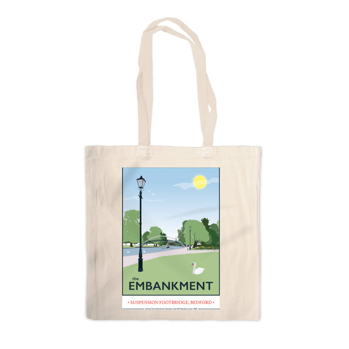 The Embankment, Bedford Canvas Tote Bag