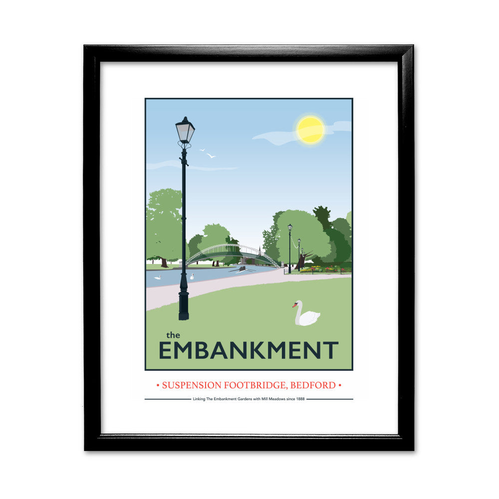 The Embankment, Bedford - Art Print