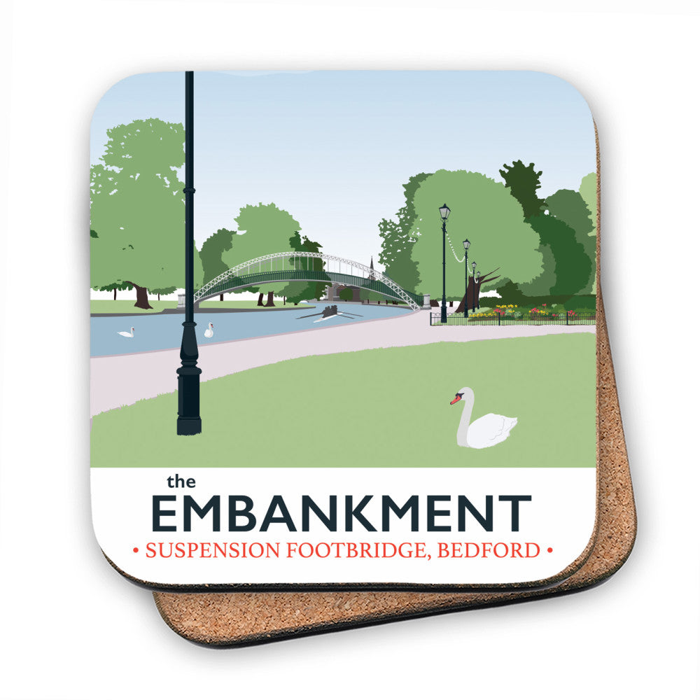 The Embankment, Bedford MDF Coaster