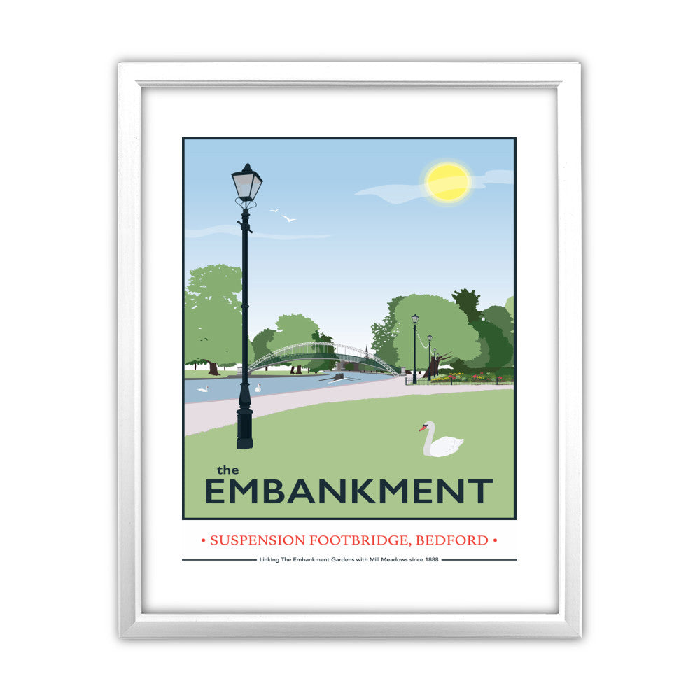 The Embankment, Bedford - Art Print