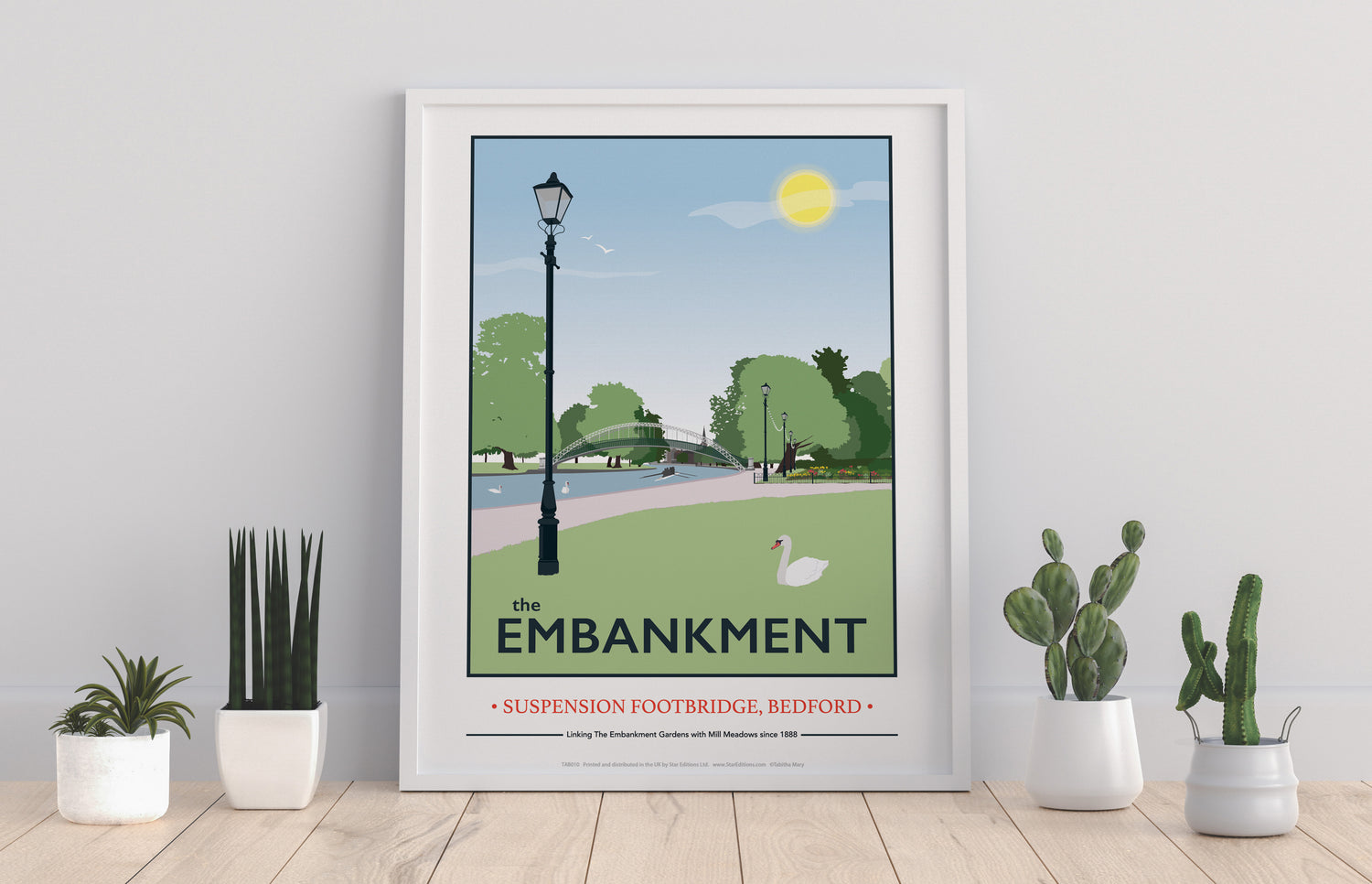 The Embankment, Bedford - Art Print