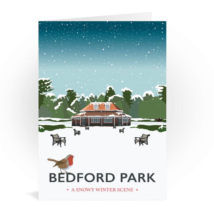 Bedford Park, Bedford Greeting Card 7x5