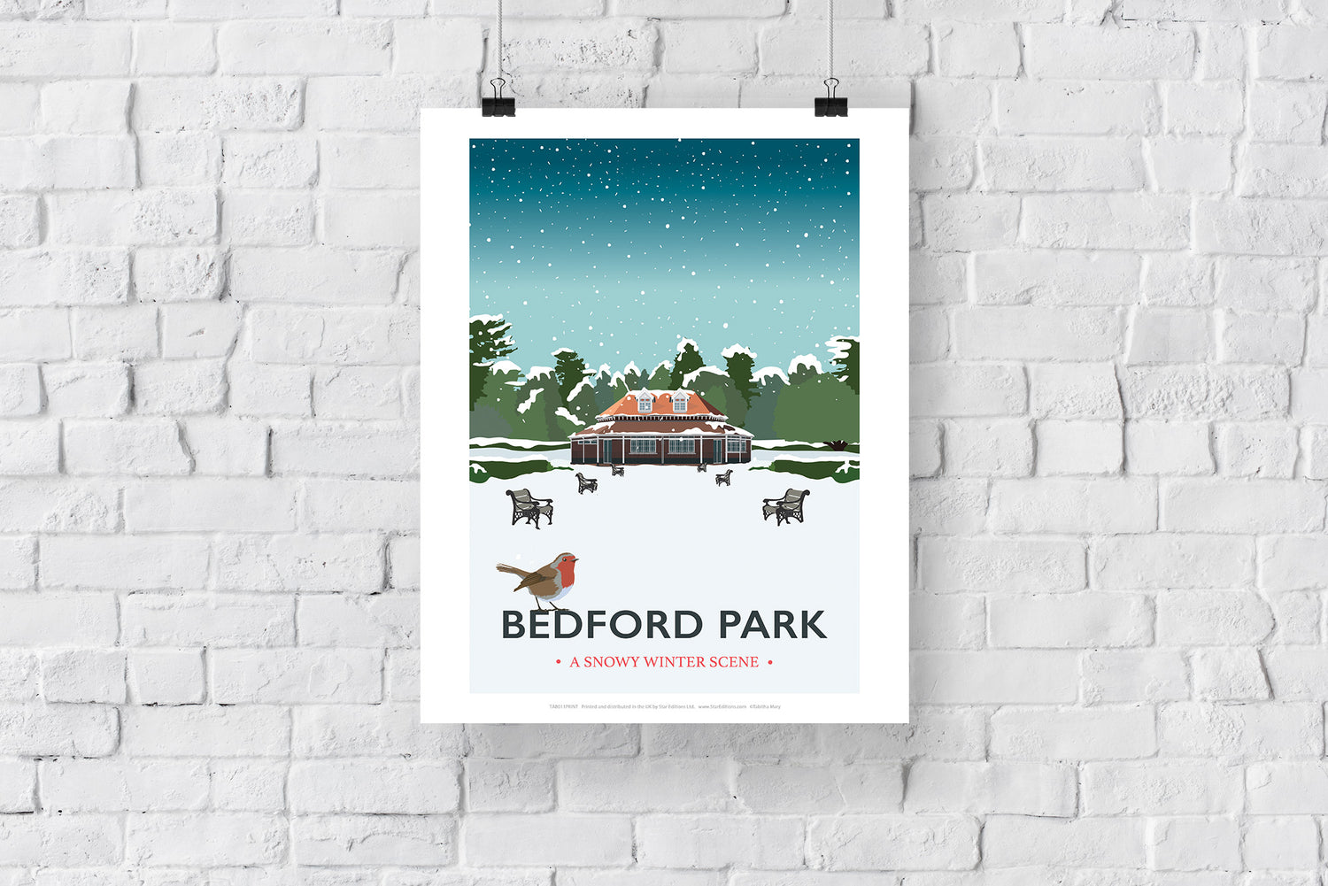 Bedford Park, Bedford - Art Print