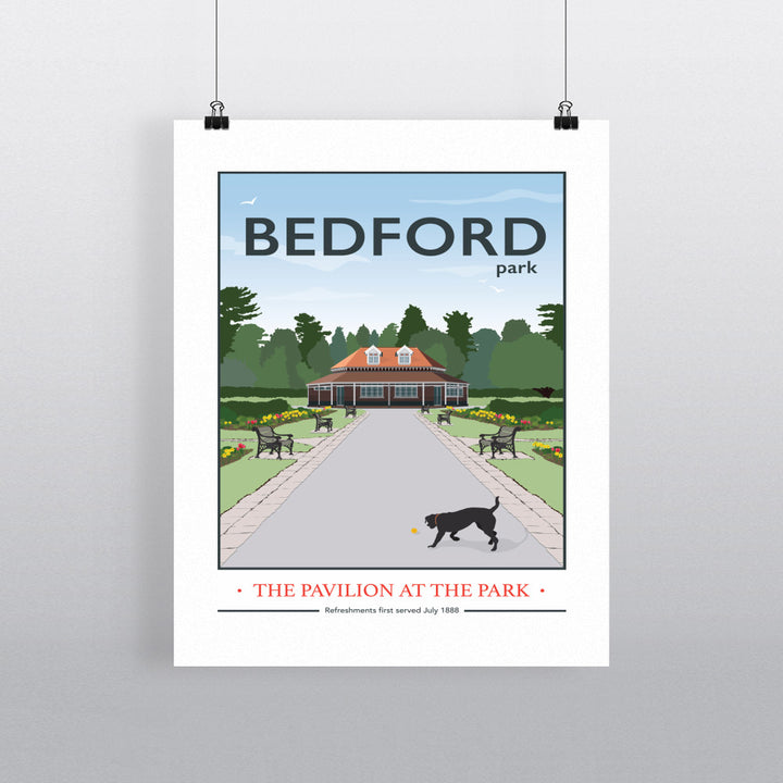 The Pavilion at the Park, Bedford Park, Bedford 90x120cm Fine Art Print