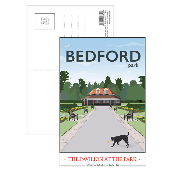 The Pavilion at the Park, Bedford Park, Bedford Postcard Pack