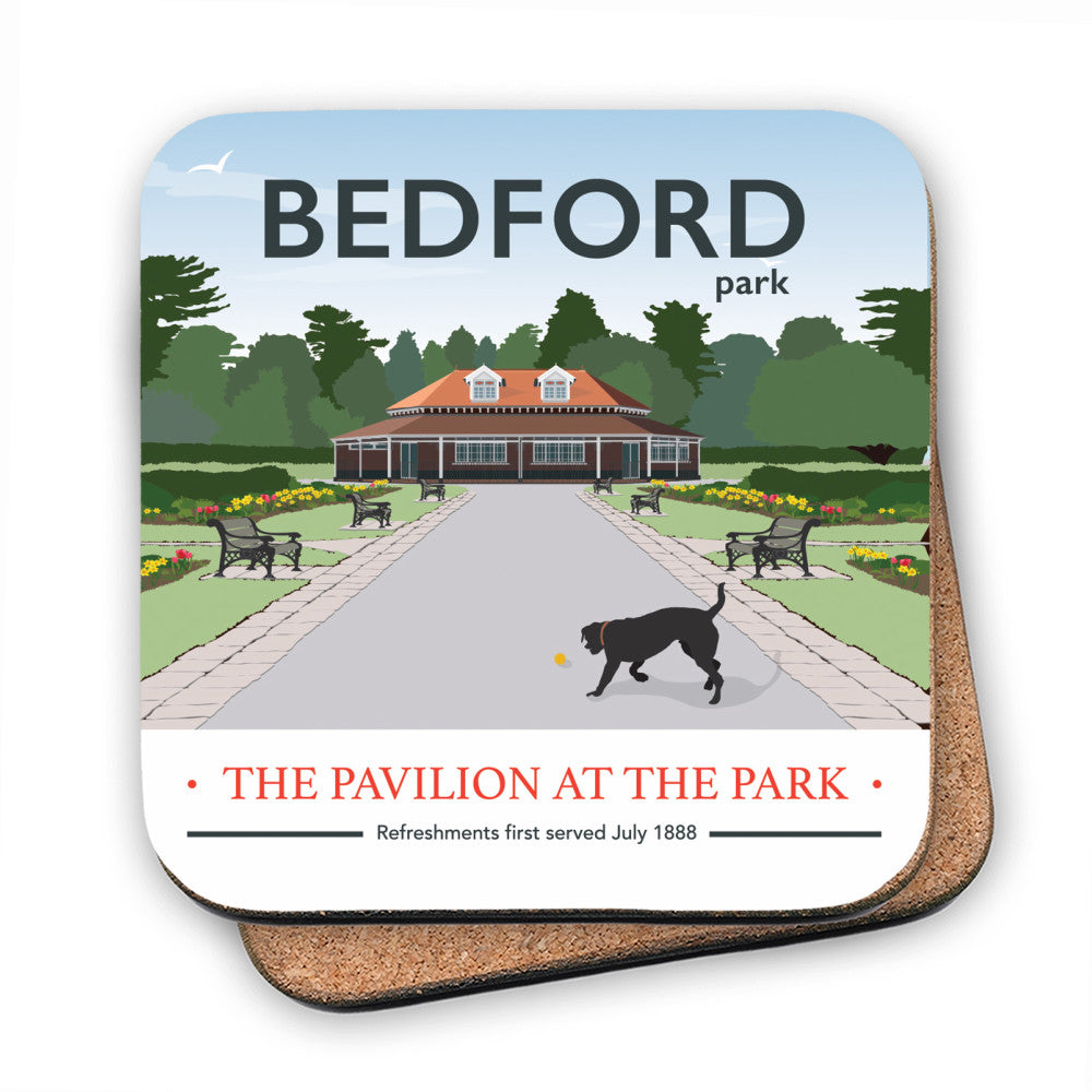 The Pavilion at the Park, Bedford Park, Bedford MDF Coaster