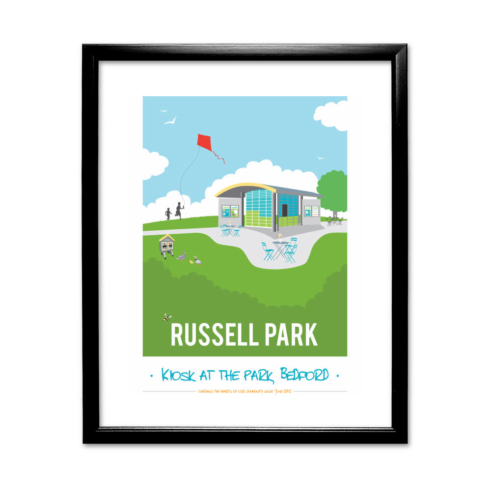 Russell Park, Bedford - Art Print