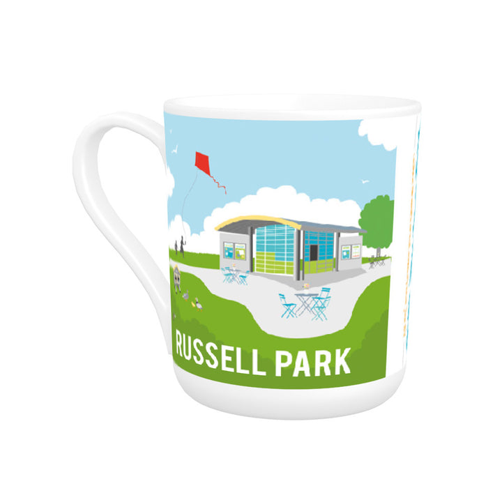 Russell Park, Bedford Bone China Mug