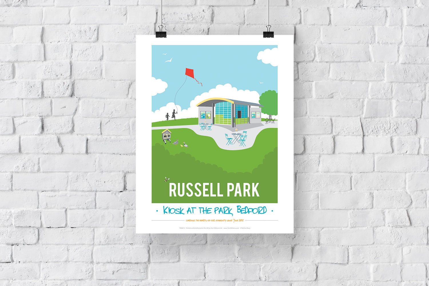 Russell Park, Bedford - Art Print