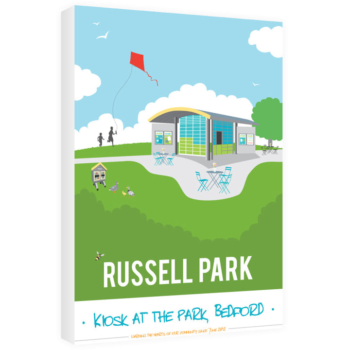 Russell Park, Bedford 60cm x 80cm Canvas