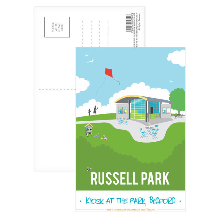 Russell Park, Bedford Postcard Pack