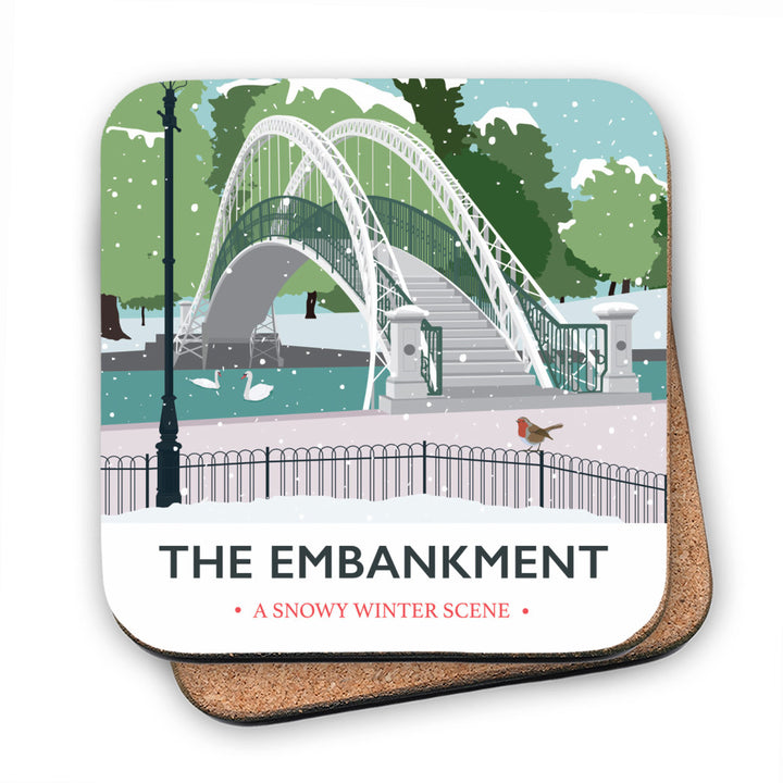 The Embankment, Bedford MDF Coaster