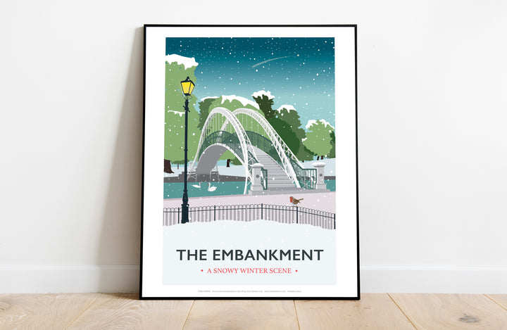 The Embankment, Bedford - Art Print