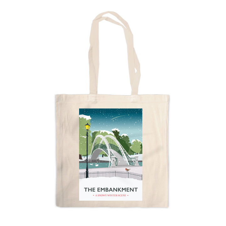 The Embankment, Bedford Canvas Tote Bag
