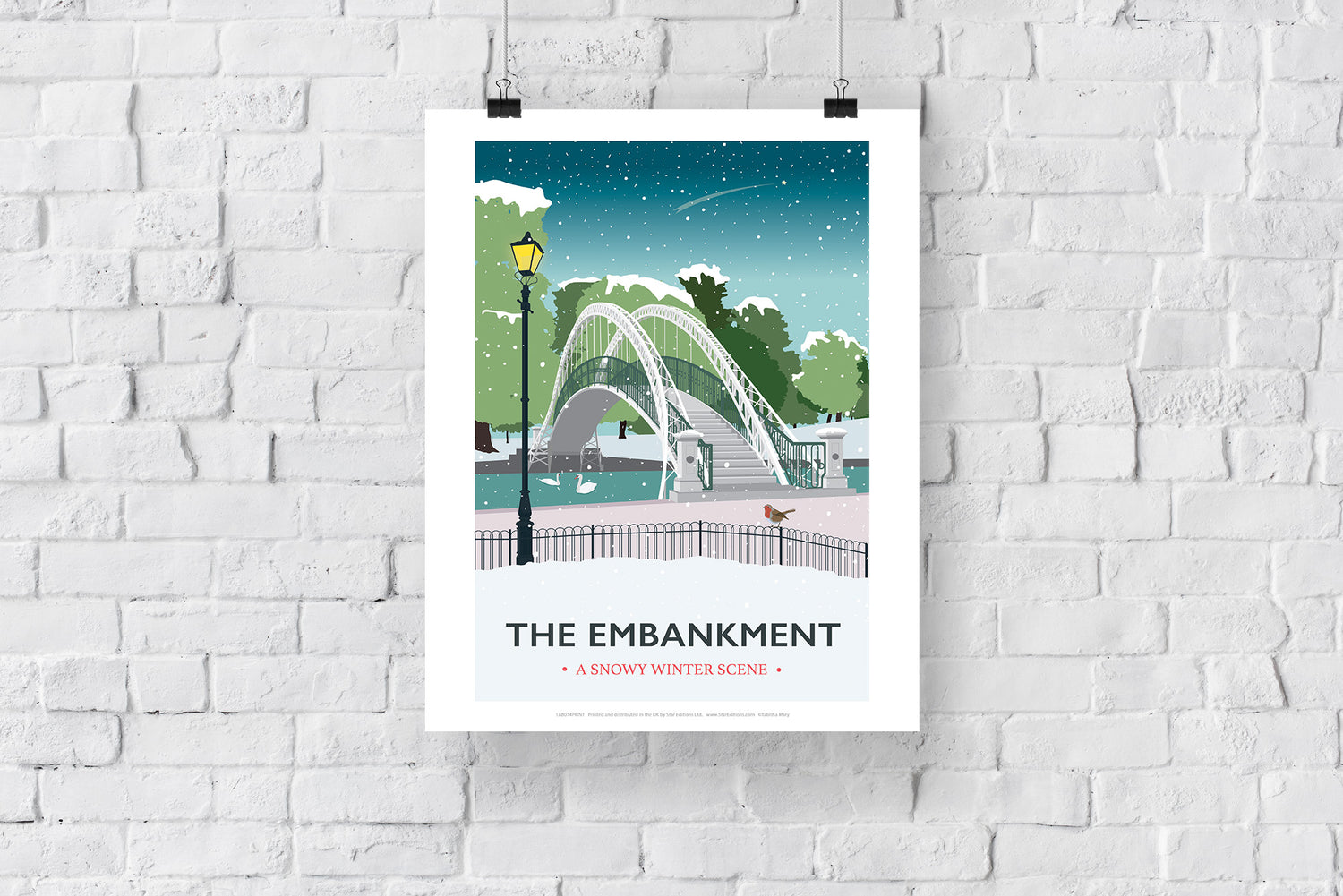 The Embankment, Bedford - Art Print