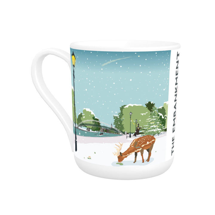 The Embankment, Bedford Bone China Mug