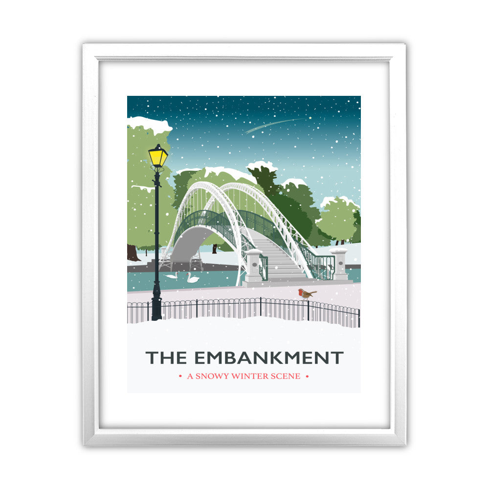 The Embankment, Bedford - Art Print
