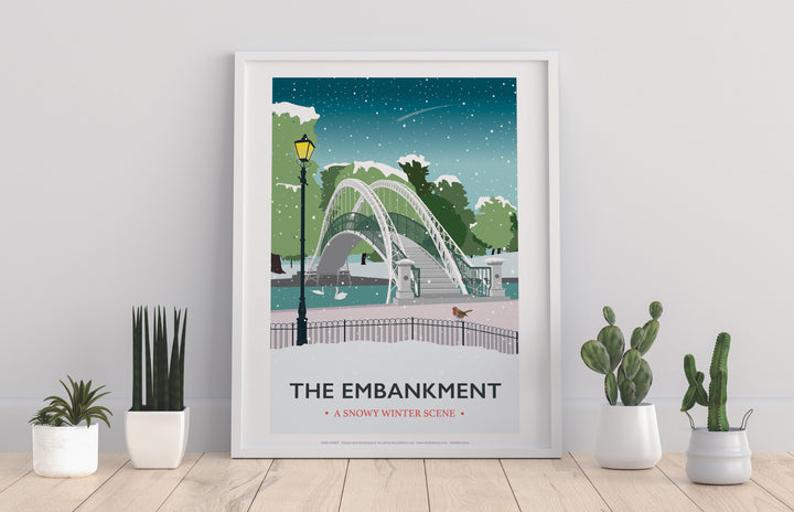 The Embankment, Bedford - Art Print