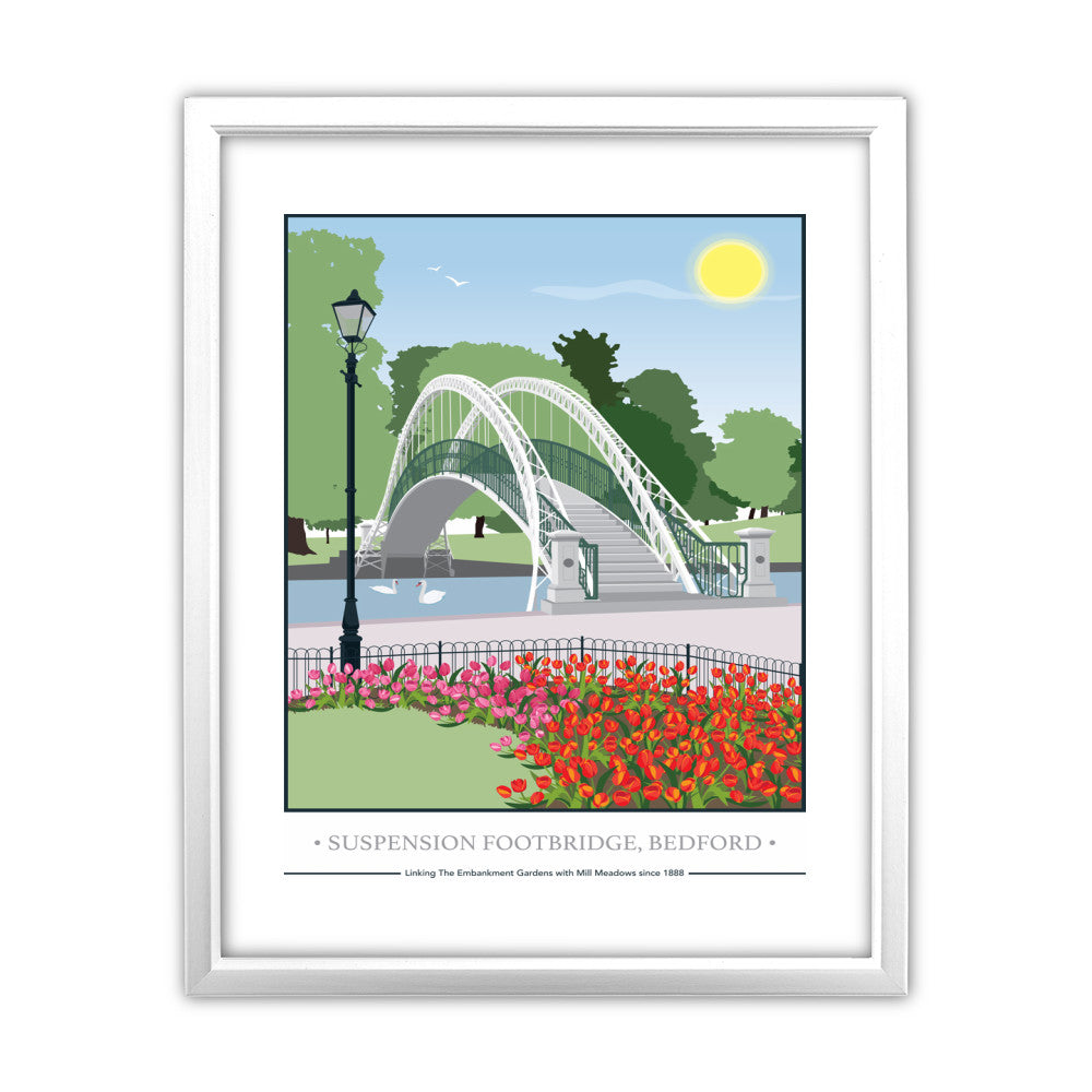 The Suspension Footbridge, Bedford - Art Print