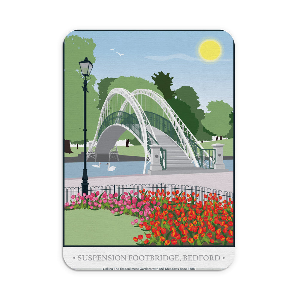 The Suspension Footbridge, Bedford Mouse mat