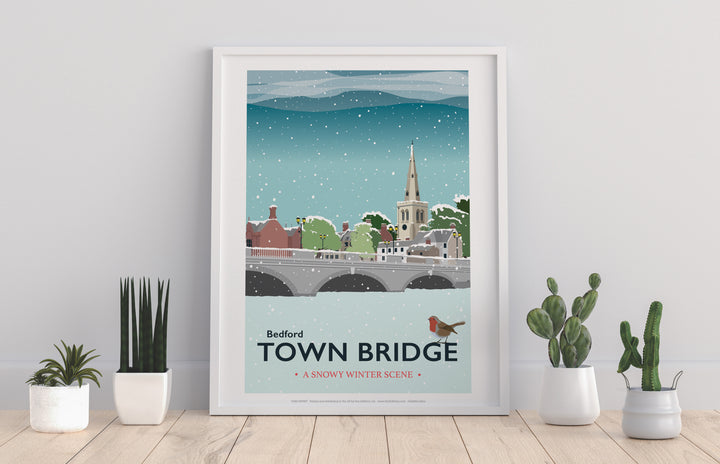 The Town Bridge, Bedford - Art Print